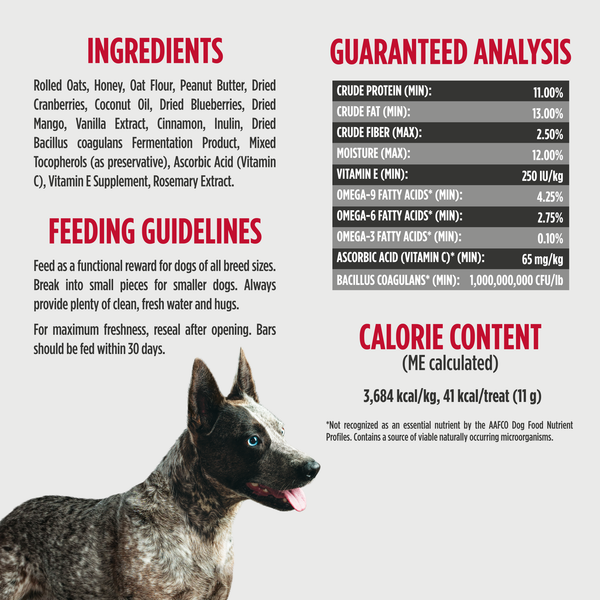 Nulo Immunity Daily Defense Functional Granola Bars For Dogs