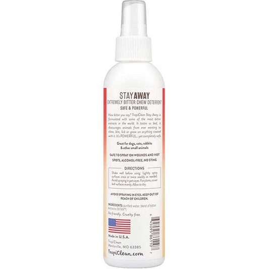 Tropiclean Stay Away Pet Chew Deterrent Spray