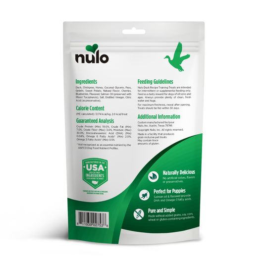 Nulo Training Treats Duck Recipe 4oz