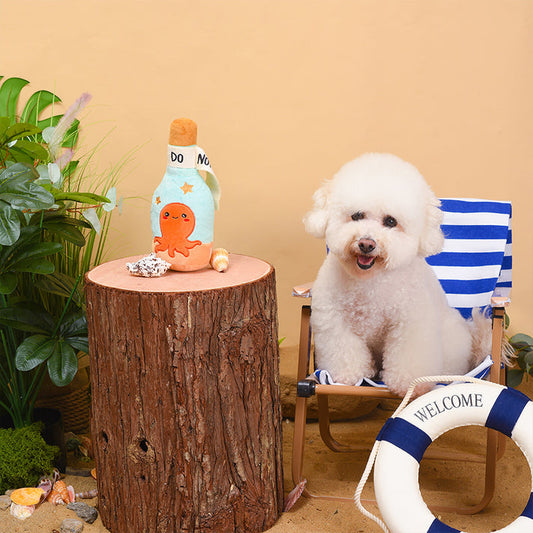 Hugsmart Fuzzy Friendz Beach Daze - Drift Bottle