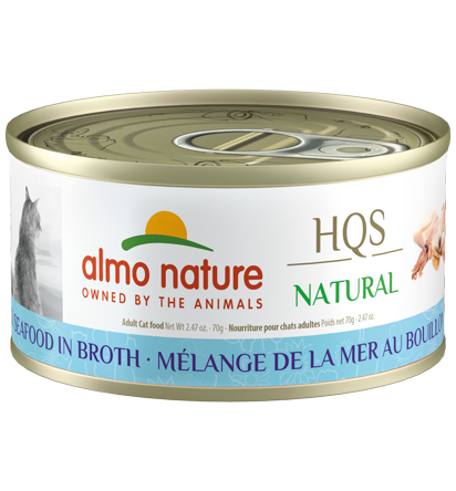 Almo Nature HQS Natural Cat Food - Mixed Seafood In Broth 70g