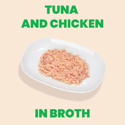Almo Nature HQS Natural Cat Food - Tuna And Chicken In Broth 70g