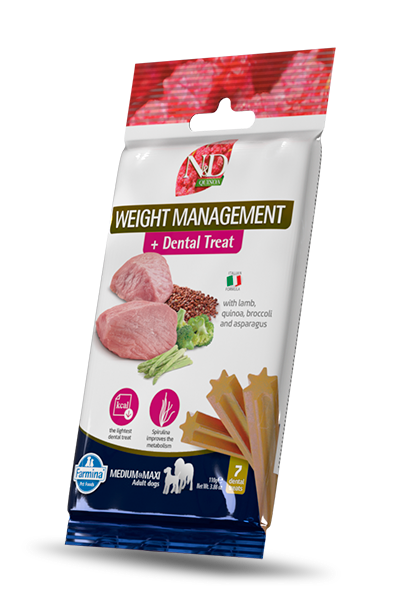 Farmina Quinoa Weight Management Lamb Dental Treat Med/Max Dog 100g