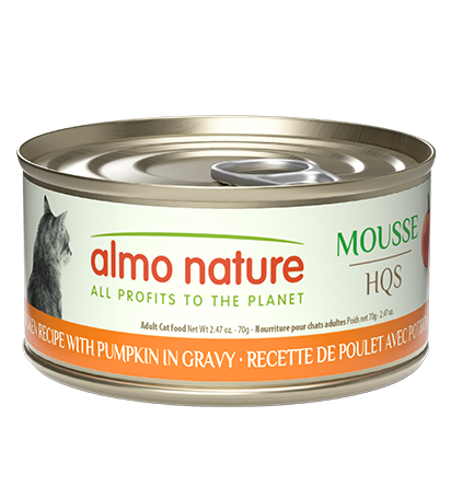 Almo Nature HQS Cat Food - Chicken With Pumpkin In Gravy 70g