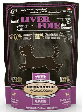 Oven-Baked Tradition Dehydrated Beef Liver Dog 250g