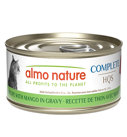 Almo Nature HQS Complete Cat Food - Tuna Recipe With Mango In Gravy 70g