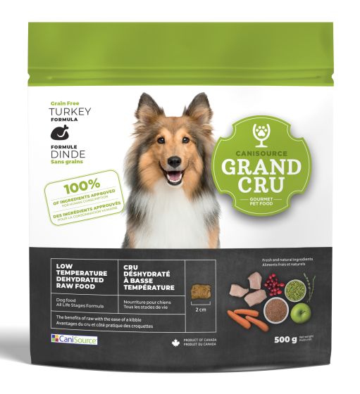 Grand Cru Dehydrated Raw Grain Free Turkey Dog Food 500g