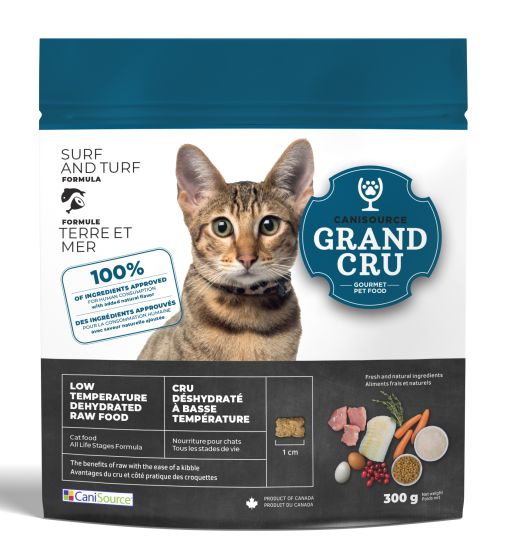 Grand Cru Dehydrated Raw Grain Free Surf & Turf Cat Food 300g