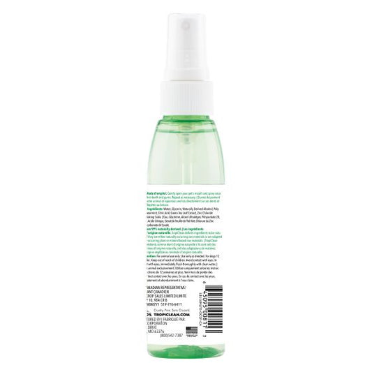 Tropiclean Fresh Breath Oral Care Spray for Pets 4oz