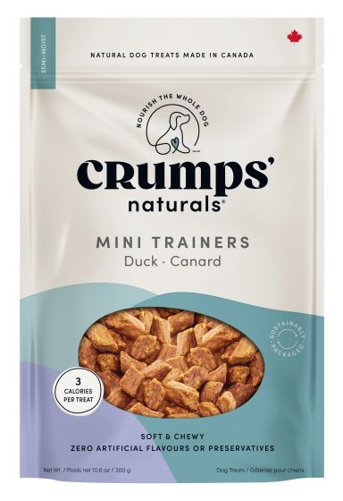 Crumps Mini Trainers Duck Semi Moist Dog 10.5oz