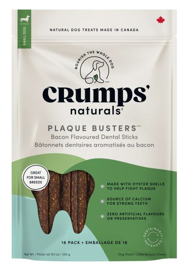 Crump's Plaque Busters With Bacon Dog 18pc 3.5in