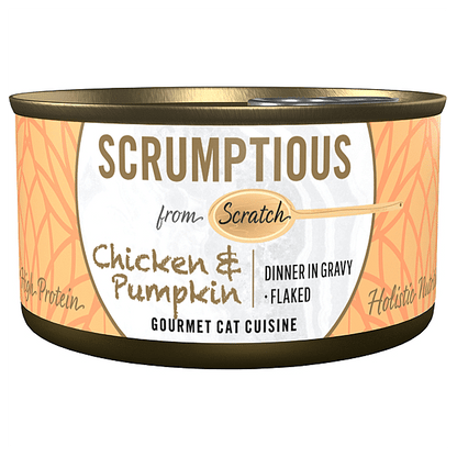 SCRUMPTIOUS FROM SCRATCH Chicken & Pumpkin Cat food 79g