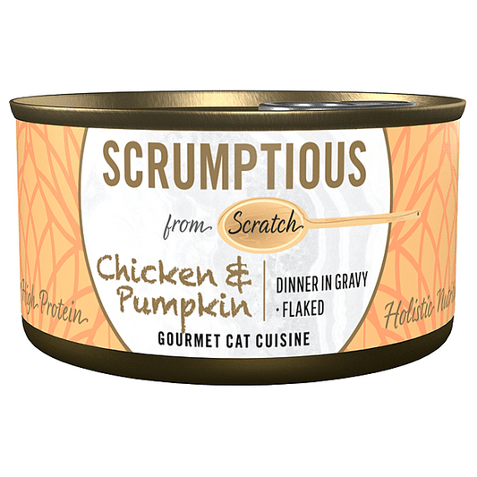 SCRUMPTIOUS FROM SCRATCH Chicken & Pumpkin Cat food 79g