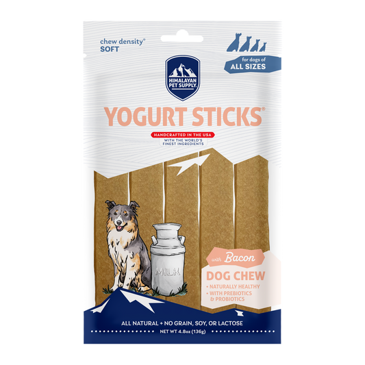 Himalayan Dog Chew Yogurt Stick Bacon Dog Treat