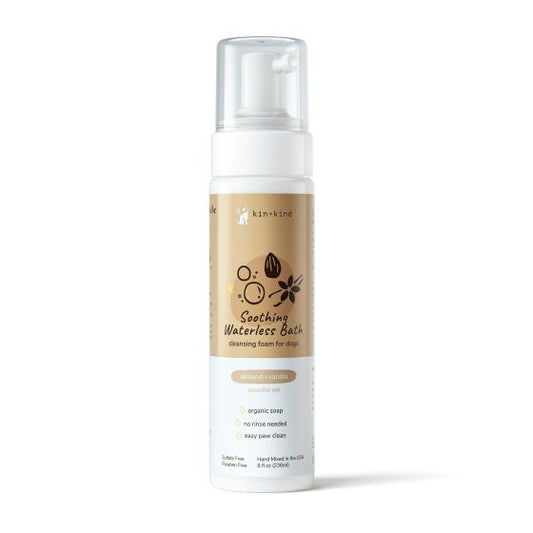 Kin+Kind Soothing Almond+Vanilla Waterless Bath 8oz