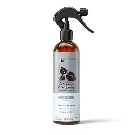 Kin+Kind Pet Smell Coat Spray - Patchouli  12oz