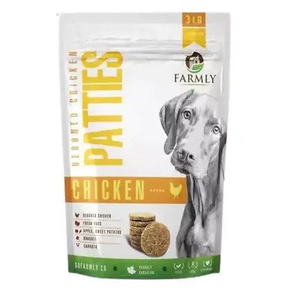 Gently Cooked Chicken Patties by Farmly -Dogs