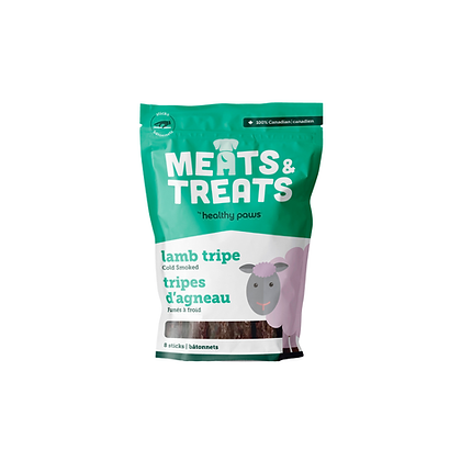 Healthy Paws Cold Smoked Tripe Sticks Lamb - 8 Sticks