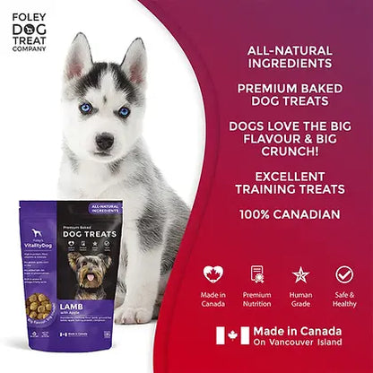 Foley's Vitality Lamb with Apple Dog Treats 400g