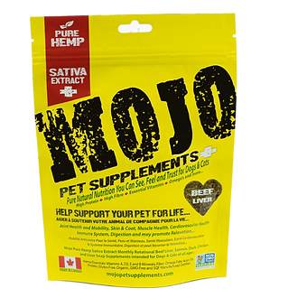 Mojo Pure Hemp wiith Sativa Extract - Beef Liver Bite 186g