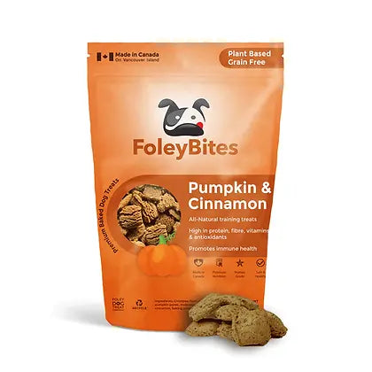 Foley's Bites Pumpkin & Cinnamon Dog Treats 400g