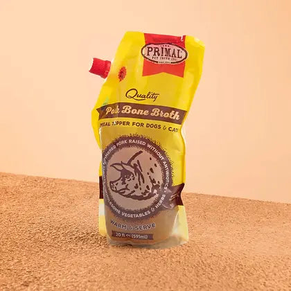 Primal Organic Frozen Bone Broth Pork Dogs & Cats