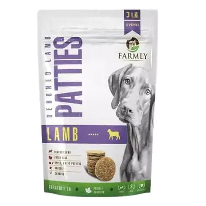 Gently Cooked Lamb Patties by Farmly -Dogs