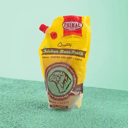 Primal Organic Frozen Bone Broth Chicken Dogs & Cats