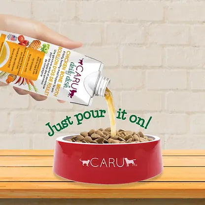 Caru Daily Dish Chicken Bone Broth for Dogs & Cats