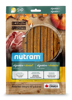 Nutram Optimum Combinations Digestive+Dental Treats Lamb - SM Dog