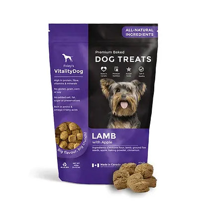 Foley's Vitality Lamb with Apple Dog Treats 400g