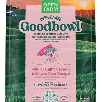 Open Farm GoodBowl™ Wild-Caught Salmon & Brown Rice Recipe for Dogs 8oz