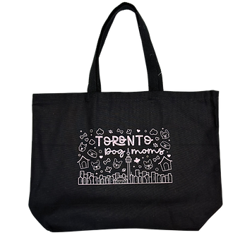 Toronto Dog Mom Black Tote