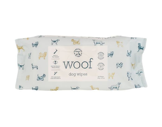 NZPF Woof Manuka Honey Dog Wipes - 80 wipes