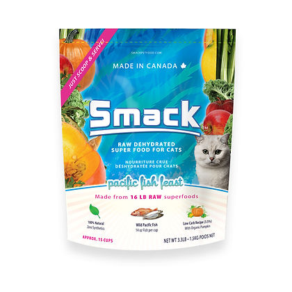 Smack Pacific Fish Feast Dehydrated Raw Cat Food 210g