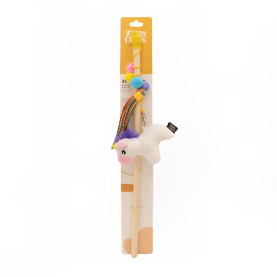 ZippyClaws® ZippyStick - Unicorn Cat Toy