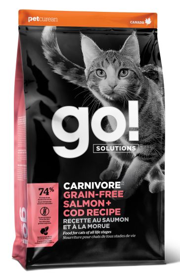 Go!Solutions Carnivore Grain Free Salmon Cod Cat 3lb