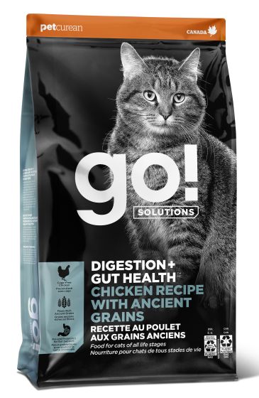 Go!Solutions Digestion + Gut Health Chicken Recipe With Ancient Grains Cat 3lb