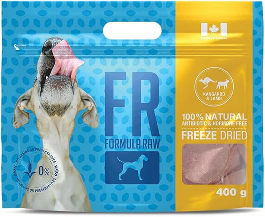 Formula Raw Freeze Dried Kangaroo & Lamb for Dogs 400g