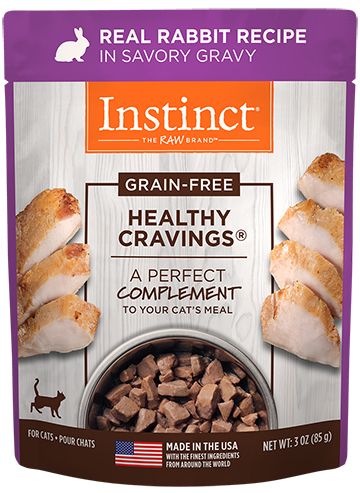 Instinct Healthy Cravings Pouch Real Rabbit Cat 3oz