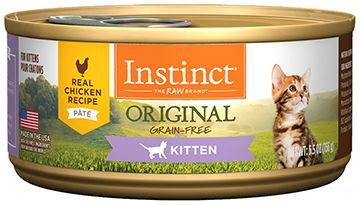 Instinct Original Grain Free Real Chicken Kitten Cat 5.5oz