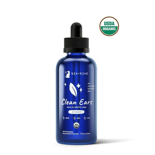 Kin+Kind Organic Clean Ears for Dogs 4oz
