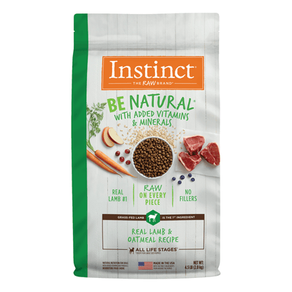 Instinct Be Natural Real Lamb And Oatmeal Dog 4.5lb