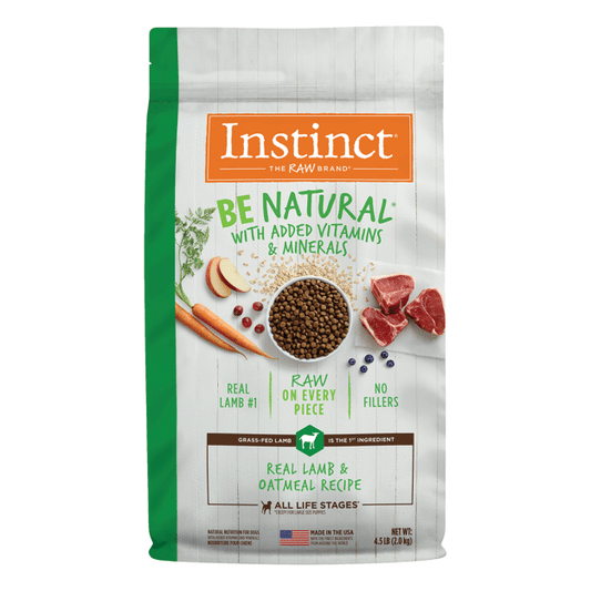 Instinct Be Natural Real Lamb And Oatmeal Dog 4.5lb