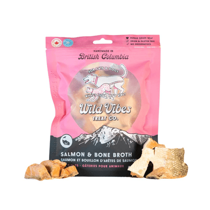 Wild Vibes Salmon & Bone Broth Treats 75g
