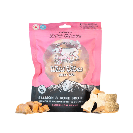 Wild Vibes Salmon & Bone Broth Treats 75g