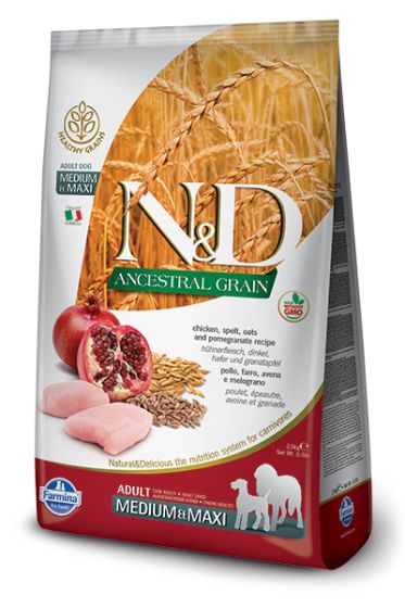 Farmina Ancestral Chicken Pomegranate Med/Maxi Dog 5.5lb