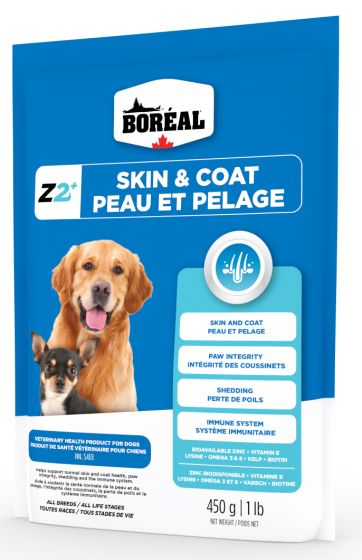 Boreal Zinpro Z2+ Skin And Coat Dog Supplement 450g