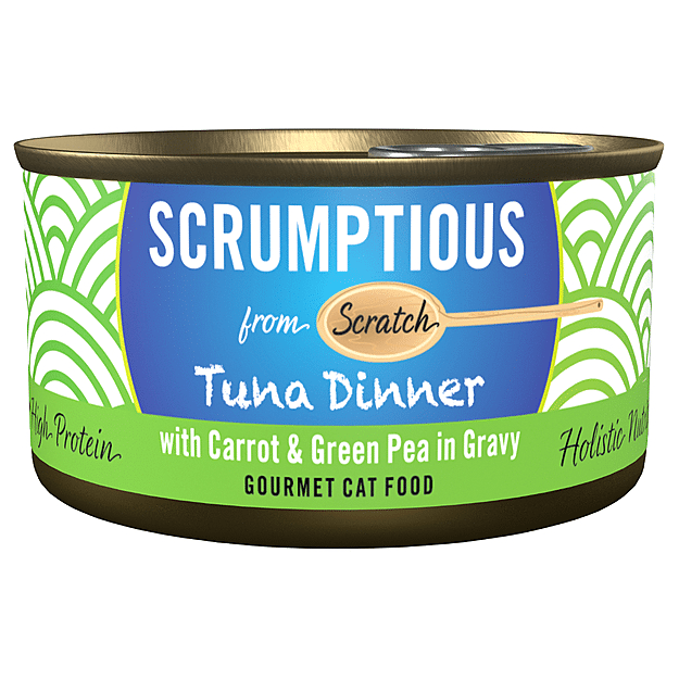SCRUMPTIOUS FROM SCRATCH Red Meat Tuna with Carrots & Peas Cat food 79g