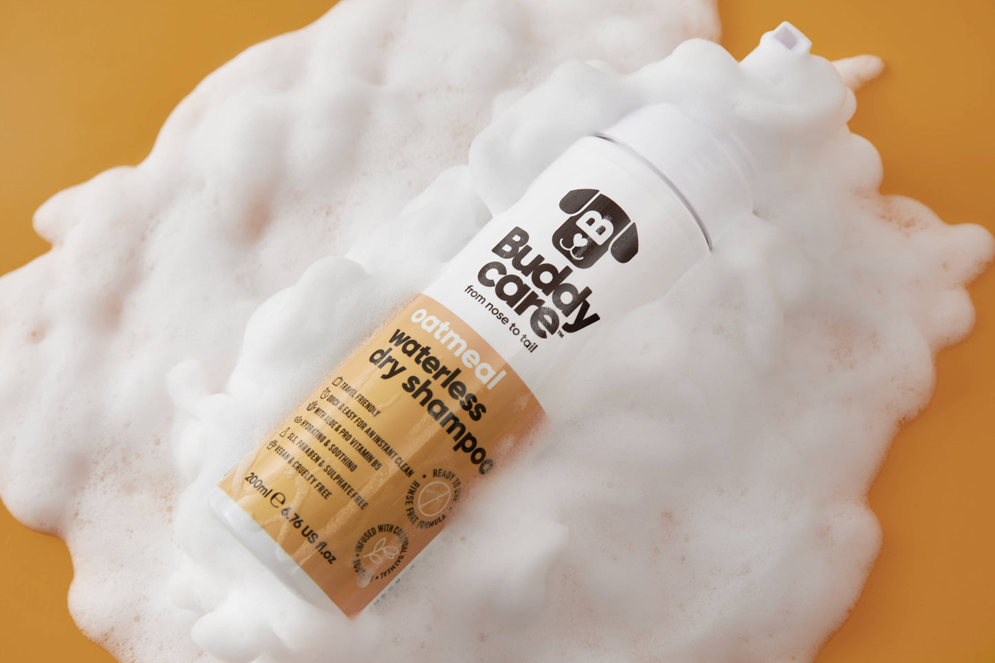 Buddycare - Waterless Dog Shampoo - Oatmeal - 6.76 fl oz
